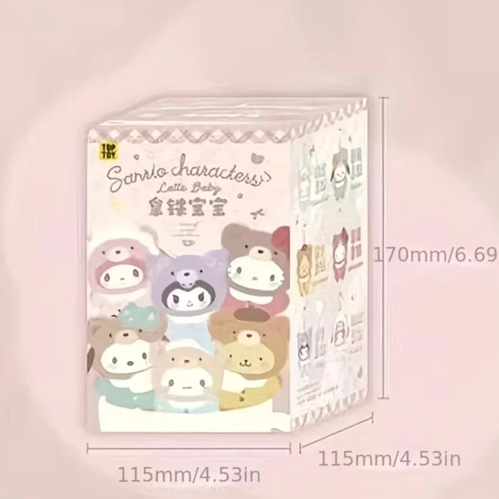 Sanrio Latte Baby Characters Playset - Pink, Purple, Brown